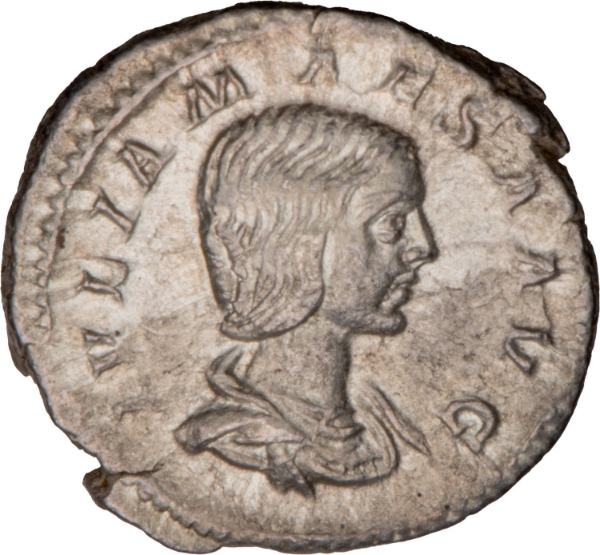Julia Maesa 218-222 AD. AR Denarius. Rome._obv