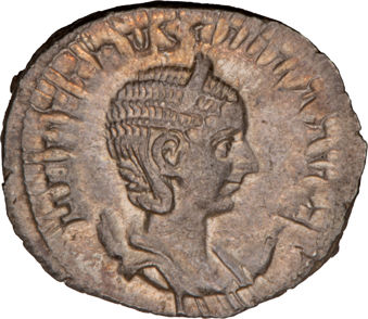 Herennia Etruscilla, Wife of T. Decius., Rome - A.D. 250. AR Ant. PVDICITIA AVG._obv
