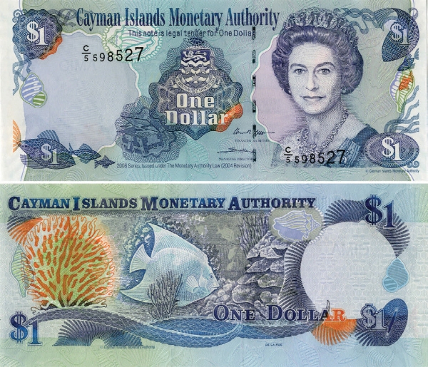Cayman Islands 1 Dollar 2006 P33/TBB213a Unc