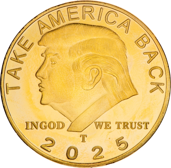 2025 Trump Medal Gold Coloured_obv