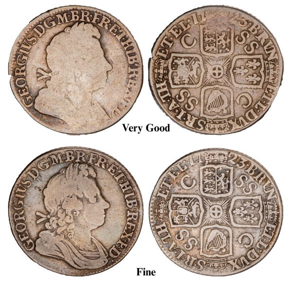 South Sea  Company  Shillings  from 1723