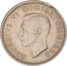 George VI, Shilling, 1947 English, Uncirculated_obv