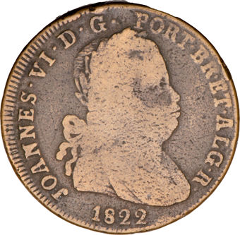 Portugal, 40 Reis, 1811-1825_obv