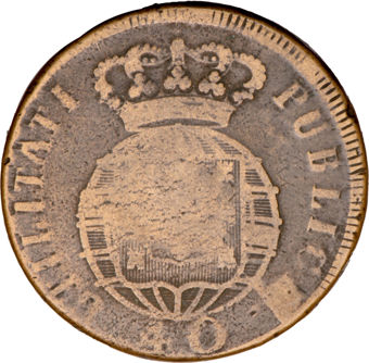 Portugal, 40 Reis, 1811-1825_rev