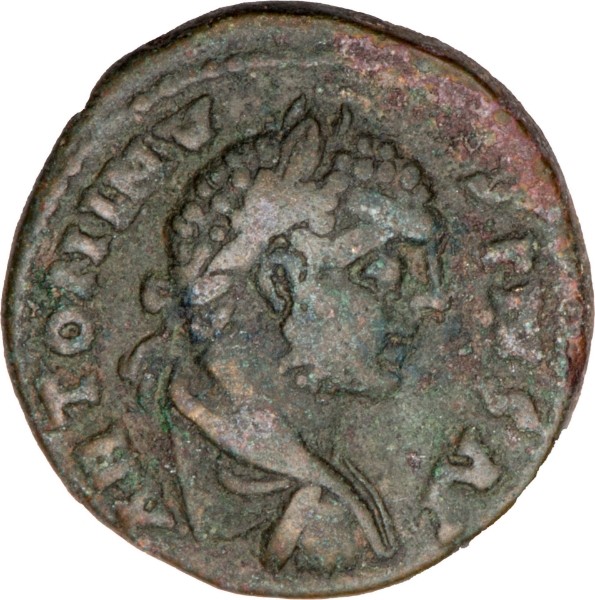 Parion Bronze Coin of Caracalla with Genius Reverse_obv