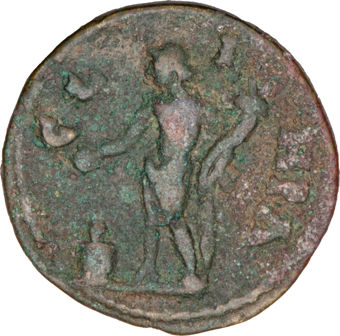 Parion Bronze Coin of Caracalla with Genius Reverse_rev