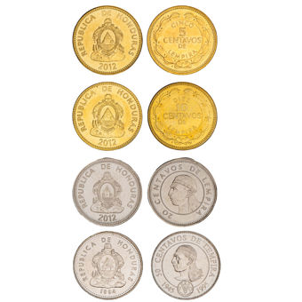 Honduras 4 coin set Brilliant Uncirculated_main