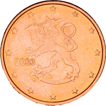 Finland 1 & 2 Euro Cents_1c_rev