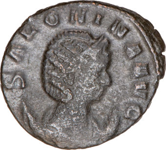 Bronze Antoninianus of Salonina, Very Fine_obv