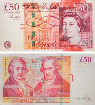 Victoria Cleland £50 B413 Unc
