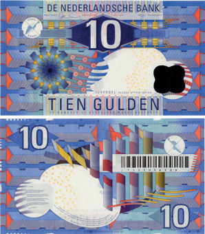Netherlands 10 Gulden 1997 P99 Unc