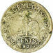 Ceylon 10c George V_rev
