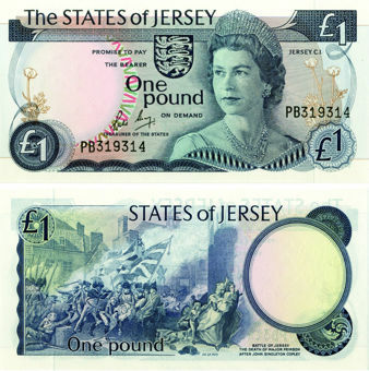 Jersey £1 nd (1976-88) P11b Unc