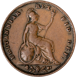 William IV, Farthing (Copper) Very Fine_rev