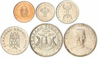 Brunei, Mint Set 1993-2009 (5 coins)