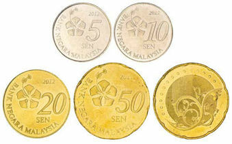Malaysia, Mint Set  2011-18 (4 coins)