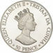 Tristan da Cunha,  50p Princess Anne (50th Birthday) Silver Proof_obv