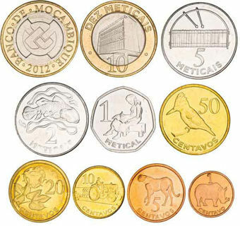 Mozambique Mint Set  2006-2102 (9 Values)
