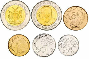 Namibia Mint Set  (6 Values)