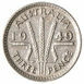 Australia, George VI, 1949 Threepence Silver_rev