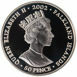 Falkland, 2002 50 Pence Silver Proof, Queen Crowned_rev