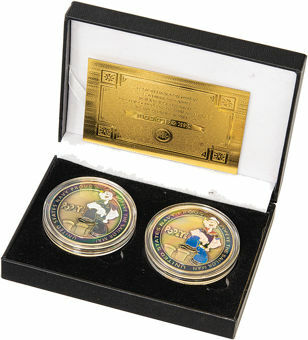 Pair of Popeye Medals in case - US Navy Proud_case