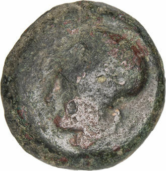 Bronze coin of Timoleon of Syracuse_obv