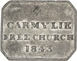 Carmyllie Free Church Token 1843_rev