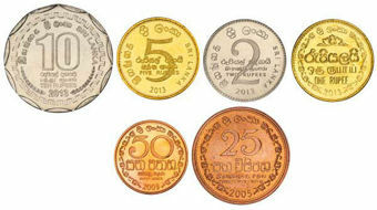 Sri Lanka, Mint Set  2013 (6 Values)