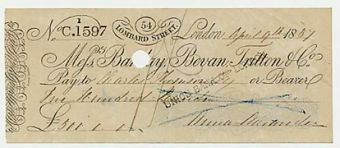 Messrs Barclay, Bevan, Tritton, Ransom, Bouverie & Co Cheques_1