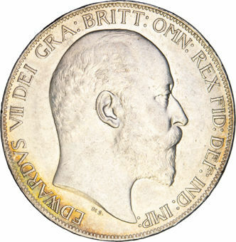 Edward VII, Crown 1902 Unc_obv