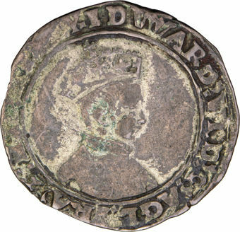 Edward VI, Shilling 1549 Very Fine_obv