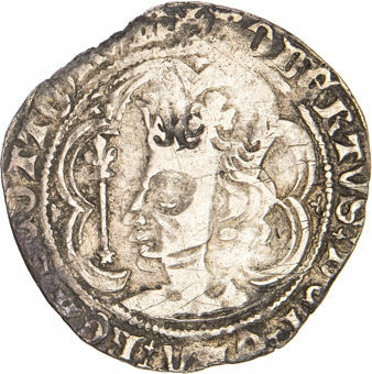 Scotland, Robert II (1371-1390), Groat, Edinburgh mint.Very Fine_obv