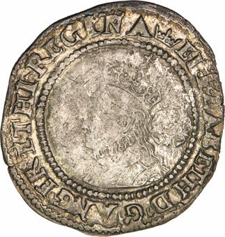 Elizabeth I, Sixpence 1567 Very Fine_obv