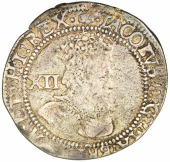 James I, Shilling (1615-16) Very Fine_obv