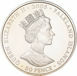 Falkland Islands, 50 Pence Churchill - Man of Many Parts 'Author' Silver Piedfort Crown_rev