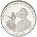 Falkland Islands, 50 Pence Churchill - Man of Many Parts 'Soldier' Silver Piedfort Crown_obv