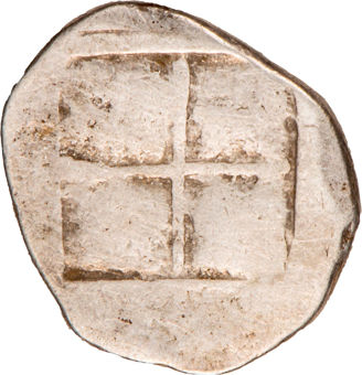 Macedon, Akanthos AR Tetrobol. Circa 430-390 BC._rev