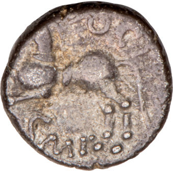 Celtic Gaul, Sequani. Ca. mid 1st. Century B.C., AR Quinarius._rev