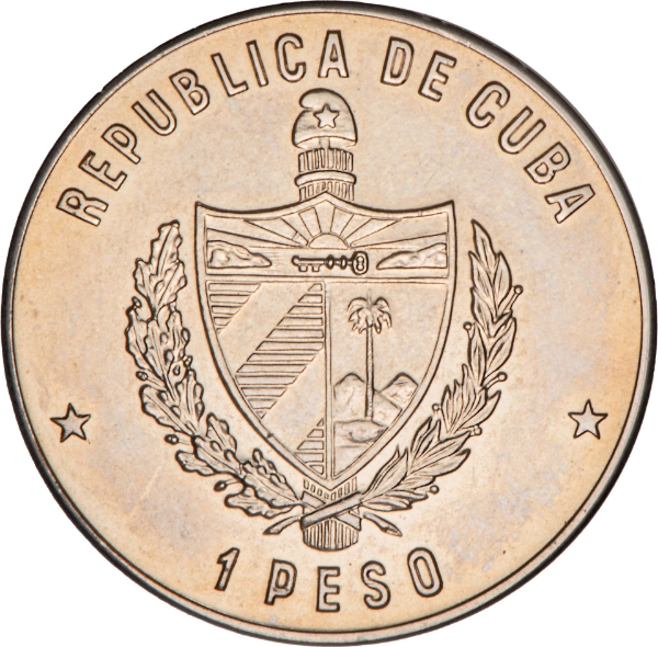 CUBA 1 PESO 1987 BOLSHEVIK REV CN_obv