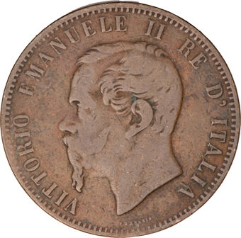 Italy 10 Cents Fine_obv