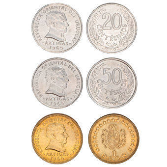 Uruguay 1965 Set of Three_main
