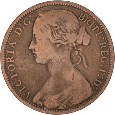 Victoria Penny 1872 Fine_obv