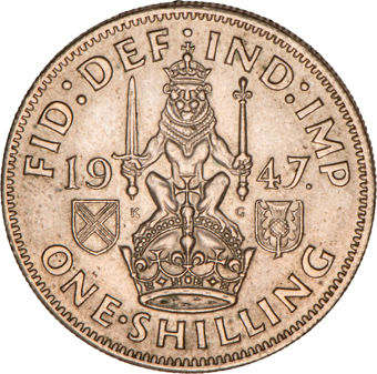 The first Scottish Cupro-Nickel Shillings  (1947-1951)_rev_1947