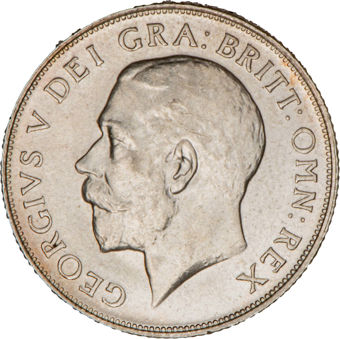 High Grade Shillings of George V_1911_obv