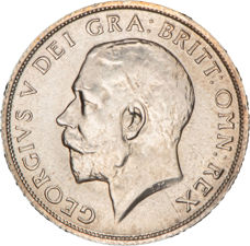George V, Shilling 1916 Choice Uncirculated_obv