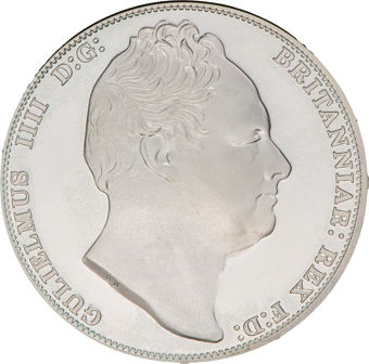 Rare Low Mintage Patina Crownsized_WilliamIV-1830-Ireland_obv