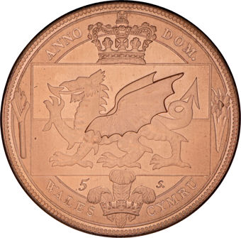 Rare Low Mintage Patina Crownsized_EdwardVII-1905-Wales_rev