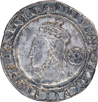 Sixpences of Elizabeth I – around 450 years old! Elizabeth I, Sixpence Very Good_obv