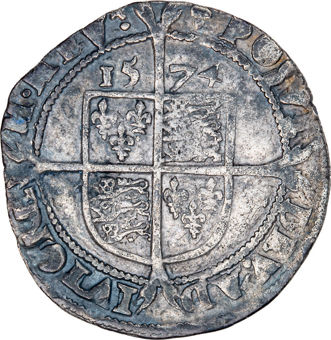 Sixpences of Elizabeth I – around 450 years old! Elizabeth I, Sixpence Very Good_rev